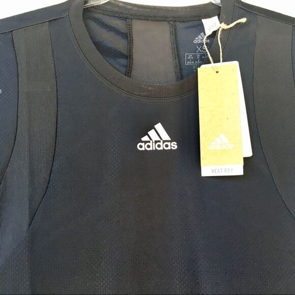 Adidas Women’s Training Mesh Net Top XS - Picture 3 of 9